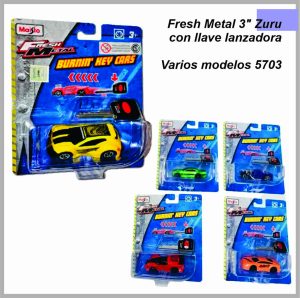 Fresh metal 3» ZURU con llave lanzadora surtidos 5703-15101