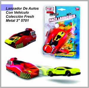 Lanzador de autos ZURU Fresh metal 3»  5701-15151