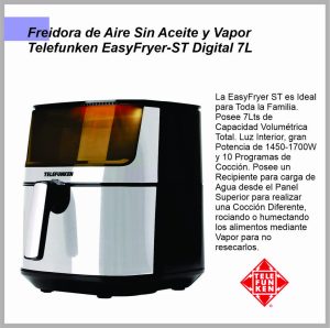 Freidora  de Aire TELEFUNKEN 7 Litros ST 220V