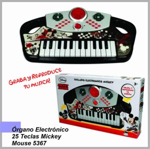 Organo electrónico Mickey  25 teclas DISNEY 5367