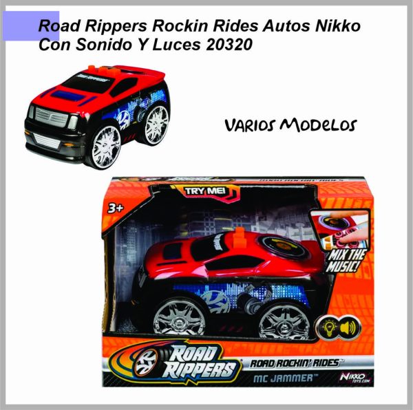 Auto con sonido Road Rocking rides  NIKKO 20320