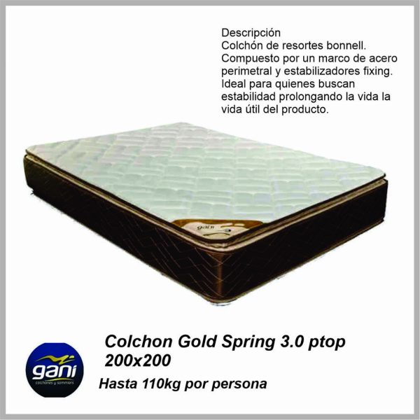 Colchon GANI Gold Spring 3.0 ptop 200x200
