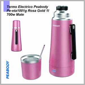 Termo electrico PEABODY PE-ETA1001G metalizado con mango y bombilla