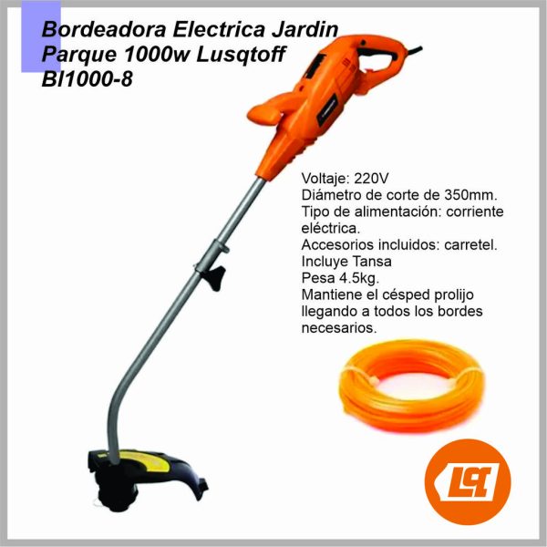 Bordeadora Electrica LUSQTOFF 1000W PROFESIONAL BL1000-8 - Imagen 2