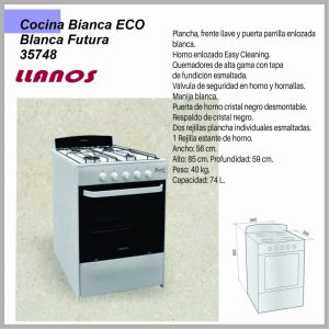 Cocina LLANOS bianca eco blanca futura 4 35748 GN