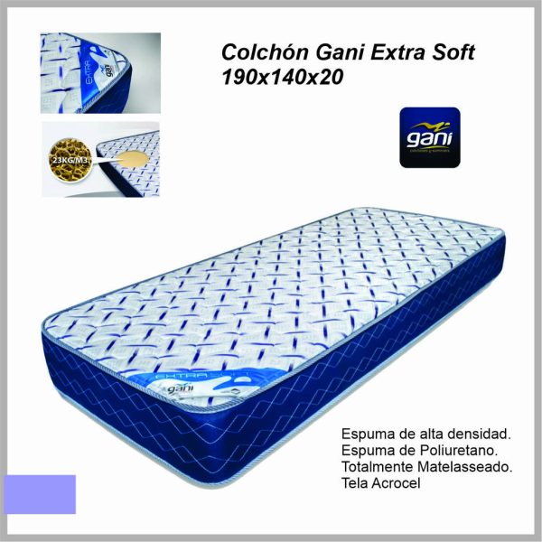 Colchon GANI extra soft 190x140x20