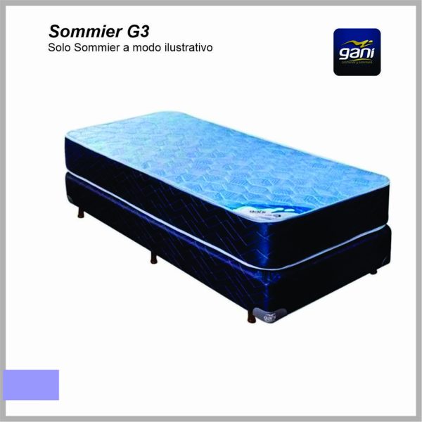 Sommier GANI Unico G3 190x140 / AIR FLEX JACK / BLUE SPRING
