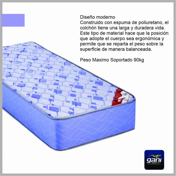 Colchon GANI Air Flex Jack 190X90X22