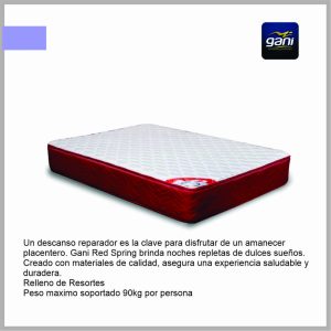 Colchon GANI Red Spring 3.0 190×140 Resortes sin pillow