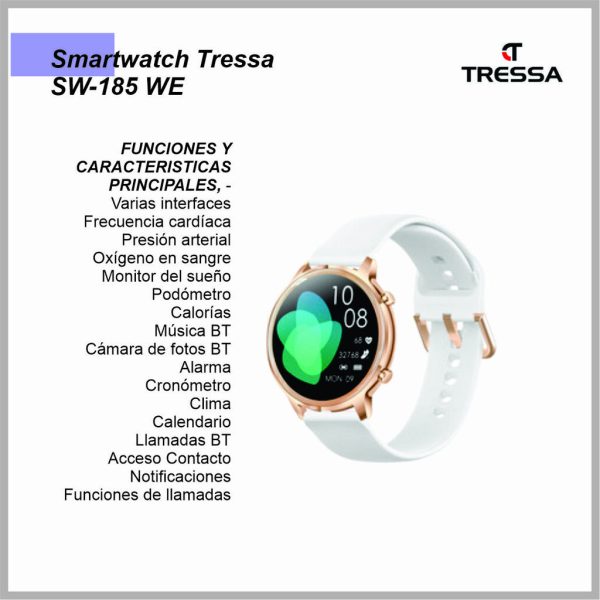 Reloj Smartwatch TRESSA SW-185/WE