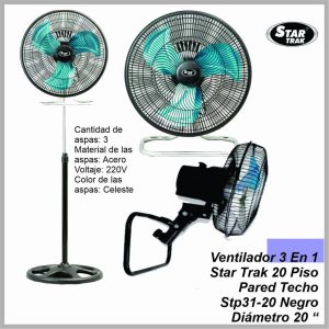Ventilador STAR TRAK 3 en 1 20» STP31-20