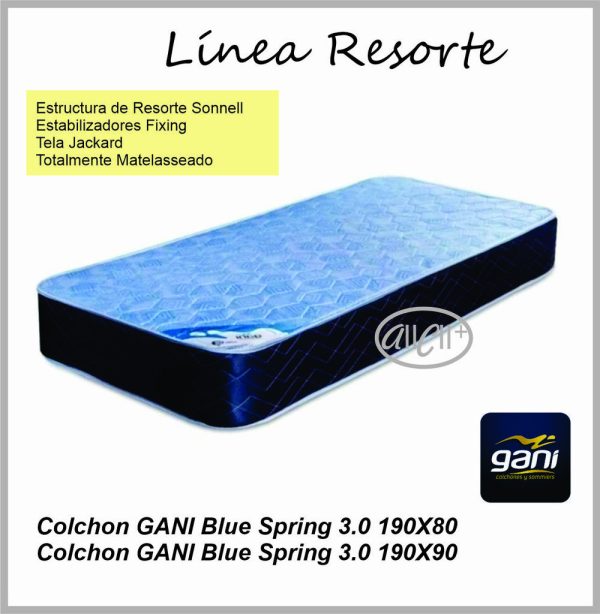 Colchon GANI Blue Spring 3.0 190x90
