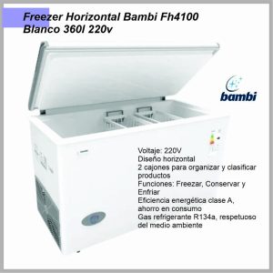 Freezer FH 4100BPA 360lts BAMBI