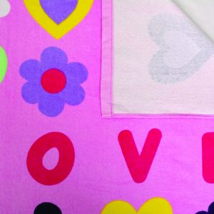 Toallon PIÑATA Tondosado 70×130 Goovy Love 5805