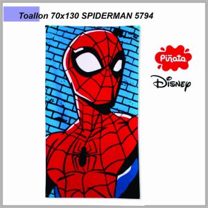 Toallon PIÑATA Tondosado 70×130 Spiderman 5794