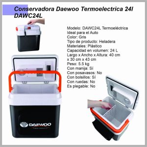 Conservadora DAEWOO  termoelectrica 24lts  DAWC24L
