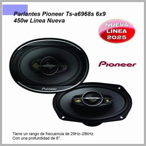 Parlante PIONEER TS-A6968S 6X9” 3V 450W PAR006906968