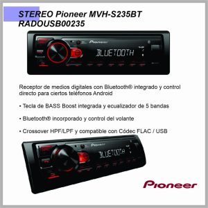 Stereo PIONEER MVH-S235BT USB/bluetooth RAD0USB00235