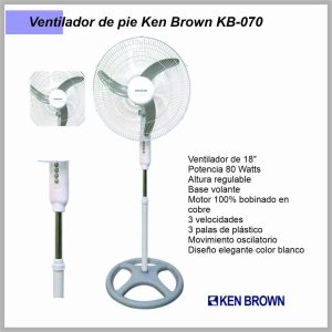 Ventilador KEN BROWN Pie 18” KB-070