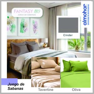 Juego de Sabanas ALMOHAR Fantasy 180 Queen 90200160/ 90200163/90200164
