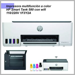 Impresora HP Smart Tank MFP 580 wifi