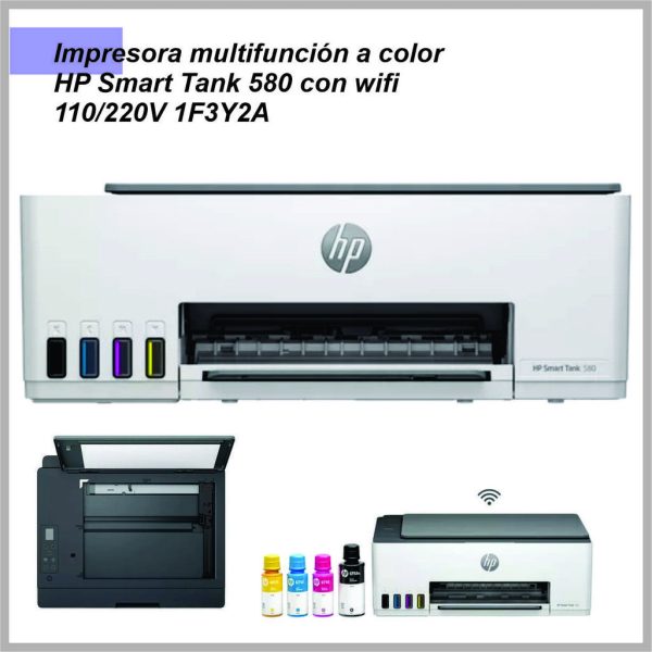 Impresora HP Smart Tank MFP 580 wifi
