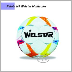 Pelota de Futbol Nº5 tricapa ball-bundes  WELSTAR multicolor