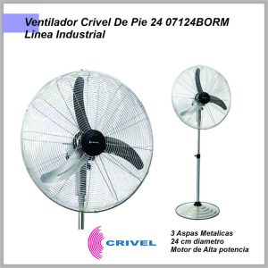 Ventilador 24” de pie industrial CRIVEL 07124BORM