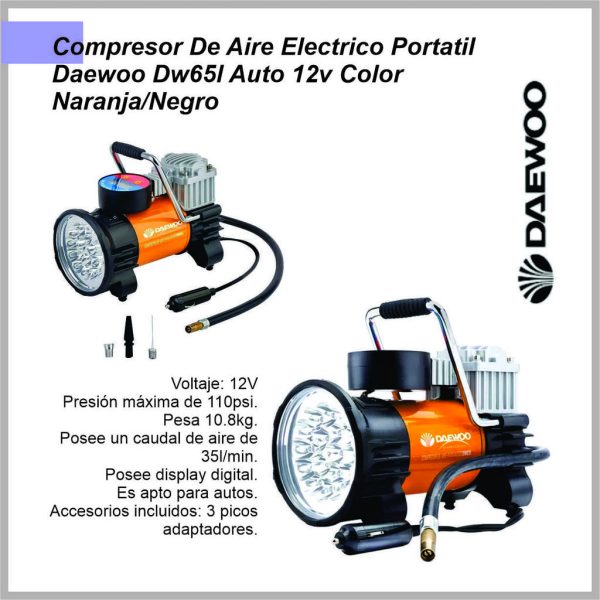 Compresor de aire DAEWOO automotriz DW65L