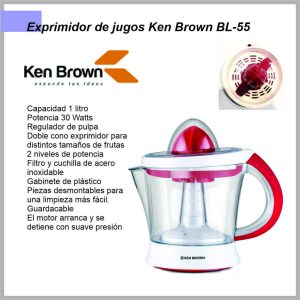 Exprimidor de cítricos KEN BROWN BL-55
