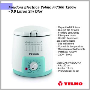 Freidora con Aceite YELMO FR-7300 0,90L