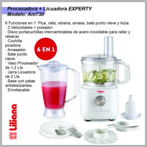 Multiprocesadora LILIANA Experty c/ jarra lic. 2lts 700w AAM730