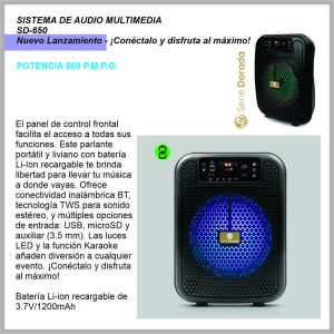 Sistema de audio SERIE DORADA SD-650