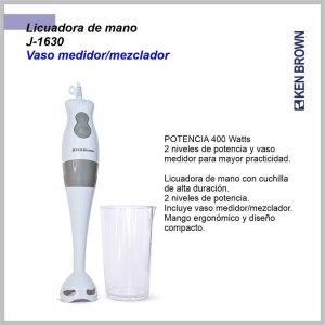 Minipimer con vaso 400W KEN BROWN  J-1630