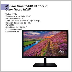 Monitor GFAST T-240 23.6» HDMI-VGA