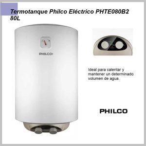 Termotanque Elèctrico PHILCO 1500W 80lts PHTE080B2 Carga Inferior