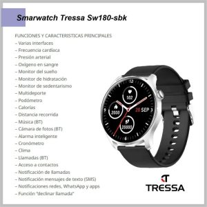 Reloj SmartWatch TRESSA SW-180/SBK