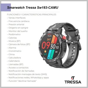 Reloj SmartWatch TRESSA SW-183/CAMU