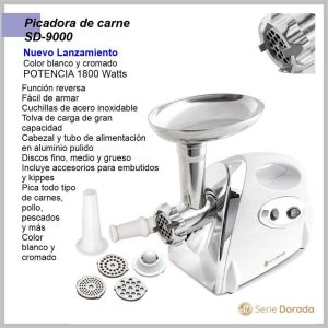 Picadora de carne SERIE DORADA SD-9000