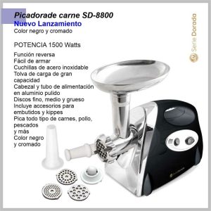 Picadora de carne SERIE DORADA SD-8800