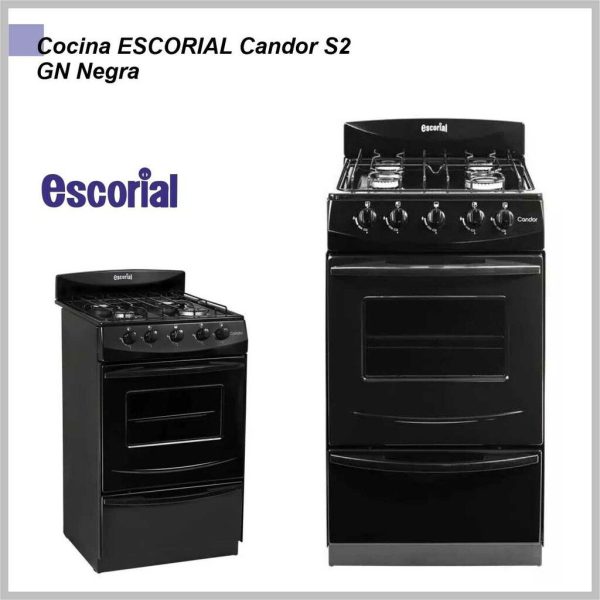 Cocina ESCORIAL Candor S2 GN Negra