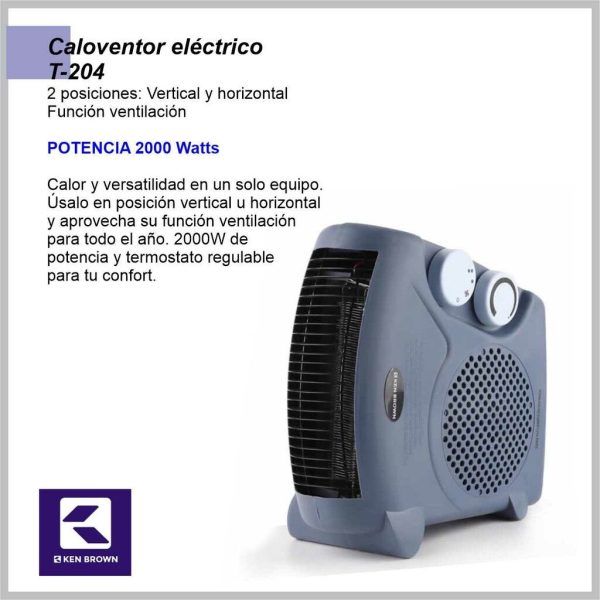 Caloventor KEN BROWN Horizontal / Vertical T-204