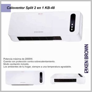 Caloventor KEN BROWN Split 2 EN 1 KB-48