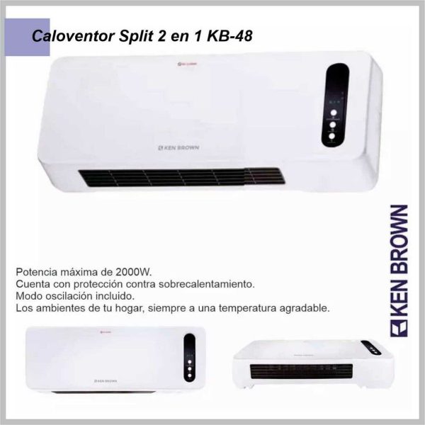 Caloventor KEN BROWN Split 2 EN 1 KB-48