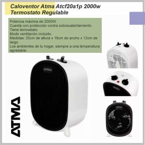 Caloventor ATMA 2000w ATCF20A1P