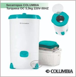 Secarropas COLUMBIA turquesa 5,5kg 220V-50HZ HTS5503