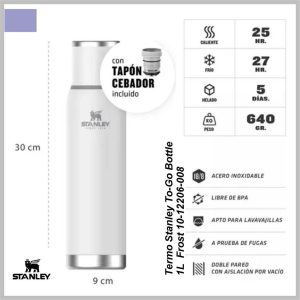 Termo STANLEY adventure 1lts frost 10-12206-008