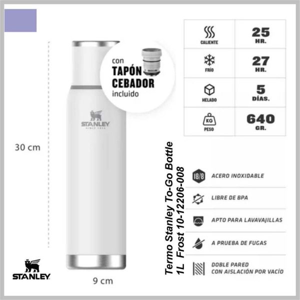 Termo STANLEY adventure 1lts frost 10-12206-008