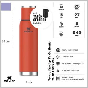 Termo STANLEY adventure 1lts tigerlily 10-12206-006