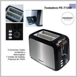 Tostadora PEABODY PE-T1305